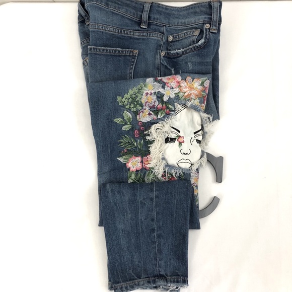 Rare l ZARA Hipster l Sz 4 l Ankle Mommy Jeans - Picture 2 of 16